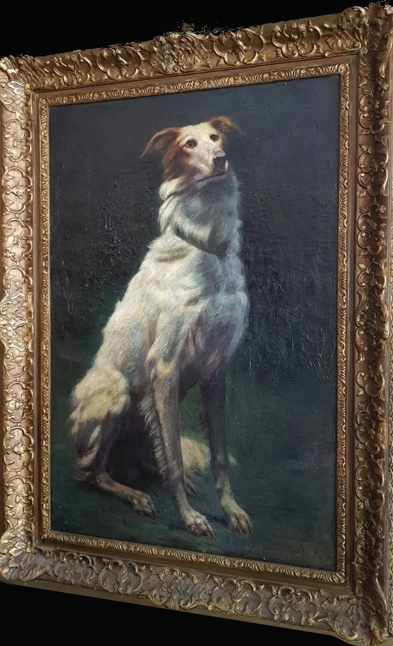 Dipinto Il Levriero